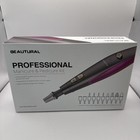 BEAUTURAL Professional Manicure & Pedicure Kit Salon quality 15-speed motor, New