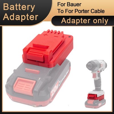 Adapter For Porter Cable 20V Power Tools to for Bauer 20V Li-Ion Battery