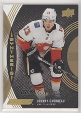 2018-19 Upper Deck Engrained Synthesis Grip /50 Johnny Gaudreau #S-9 3l1
