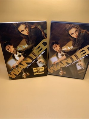 Wanted (DVD, 2008, 2-Disc Set, Special Edition) W/ Slipcover