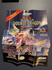 Double Dragon II 2 NES CIB Complete - 1-Owner - MINT Poster & Reg Card - READ