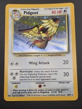 Pidgeot 8/64 Jungle Holo Rare Unlimited, WOTC 1999 (No Symbol)