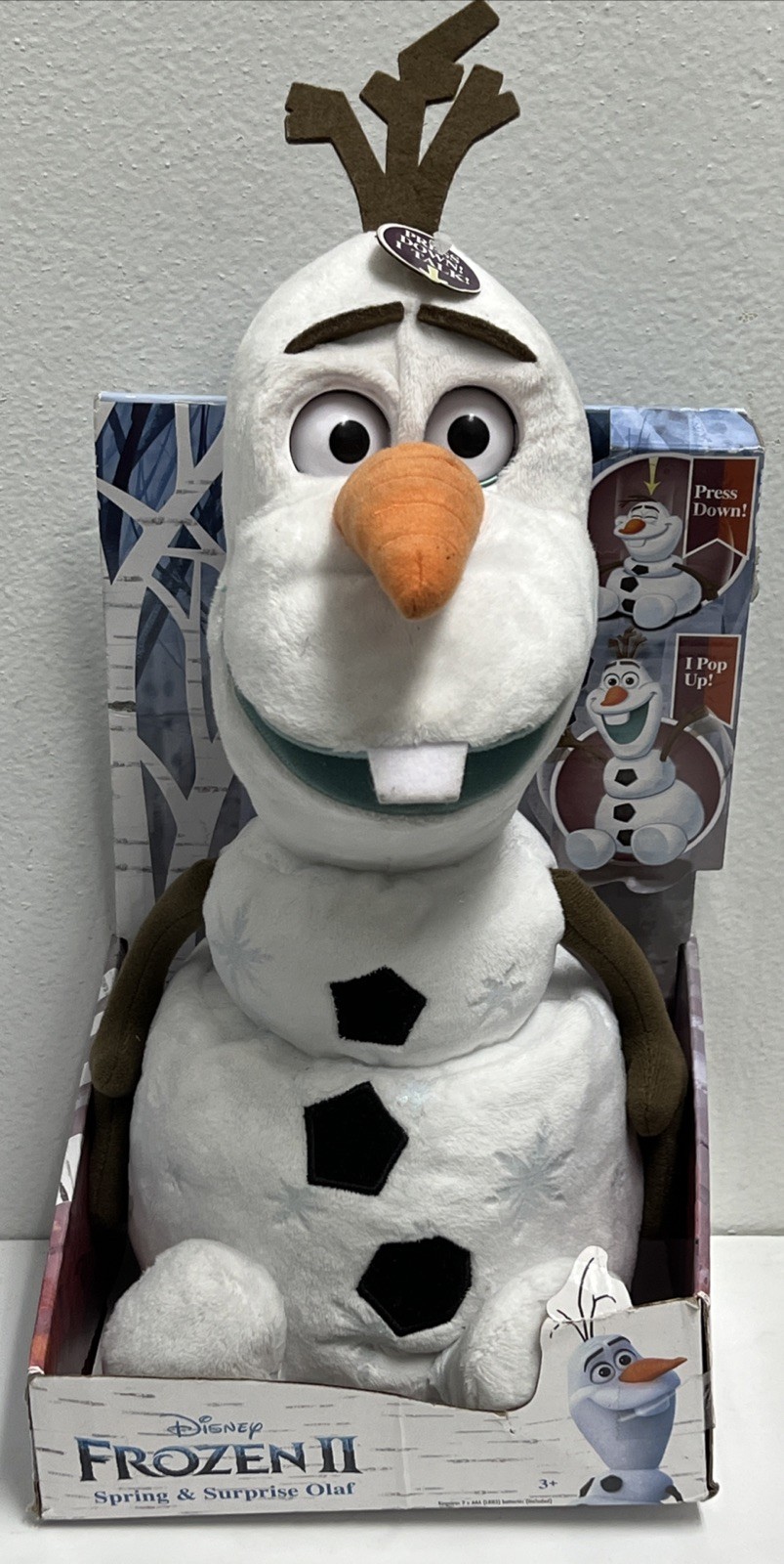 Disney Frozen 2 Spring & Surprise Olaf 13" Tall Talking Plush