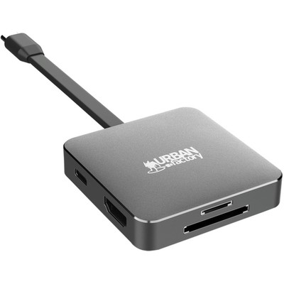 Urban Factory - TCM05UF - Urban Factory HUBEE LIGHT: 100W USB-C Mini Station -
