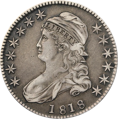 1818-P Capped Bust Half Dollar — photo from another recent sale