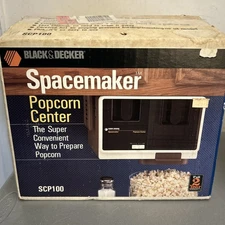 Vtg NEW Black & Decker Spacemaker Popcorn Center SCP100 Mounting Attachments