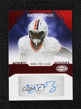 2023 Sage Aspire Red Dontayvion Wicks #ASP-DW2 Auto 16wc