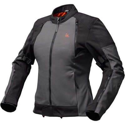 Modeka Ladies Motorcycle Textile 42 - Muva - In&out Membrane Dunkelgrau-Schwarz