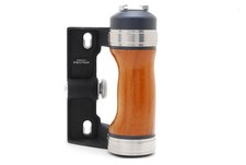 Asahi Pentax 6x7 67 67II Wooden Left Hand Grip w/ Shoe From JAPAN Almost MINT 