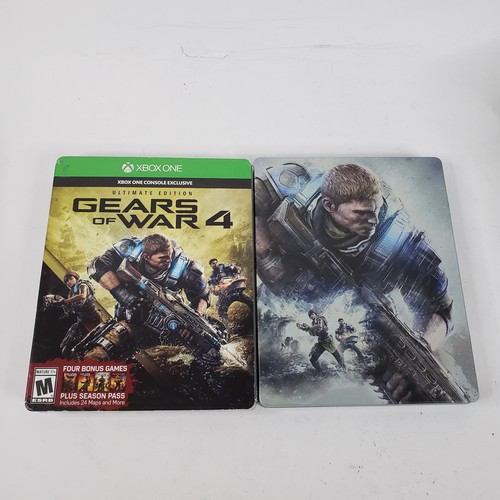 Gears of War 4 Xbox One Ultimate Edition Steelbook CIB Complete Tested - Picture 2 of 10