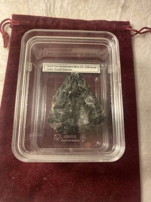Rare Gold Ore Homestake Mine Specimen -  22-23B Level Lead, South Dakota 