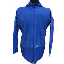 Helly Hansen Waterproof Jacket Mens XL Blue Softshell Removable Hooded Full Zip