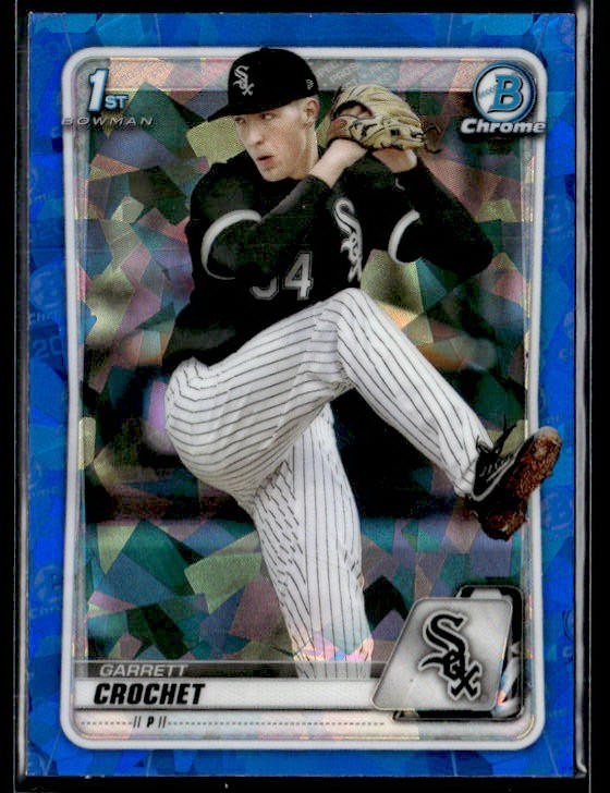L50,037 -  2020 Bowman Chrome Draft Sapphire #BD95 Garrett Crochet