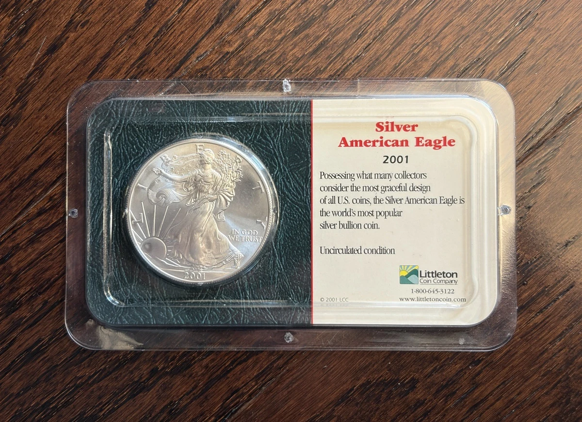 American Eagle 2001 U.S. Mint Silver Bullion Coins for sale | eBay