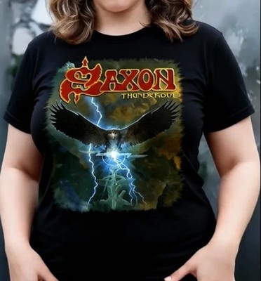 T-Shirt SAXON - Thunderbolt TShirt, Baumwolle, neu