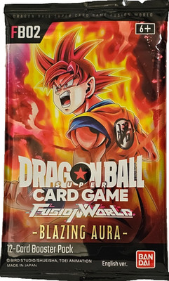 Dragon Ball Super Fusion World Blazing Aura Booster Pack FB02 DBS English - NEW