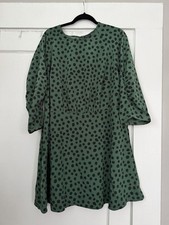 Women’s Target Green And Black Polkadot Dress