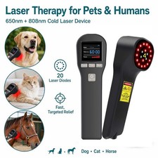 Veterinary Cold Laser Therapy Device 650nm 808nm 20 Diodes for Pet Pain Relief