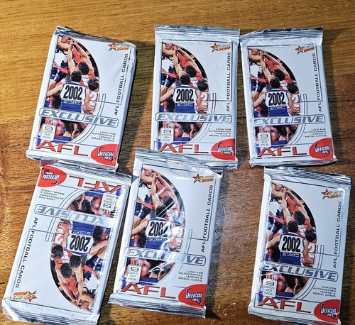 2002 Select AFL Exclusive Trading Football Footy Cards Sealed Loose Packs 6