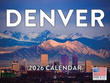 Denver Calendar 2026 Colorado Monthly Wall Calender 12 Month Made In The USA