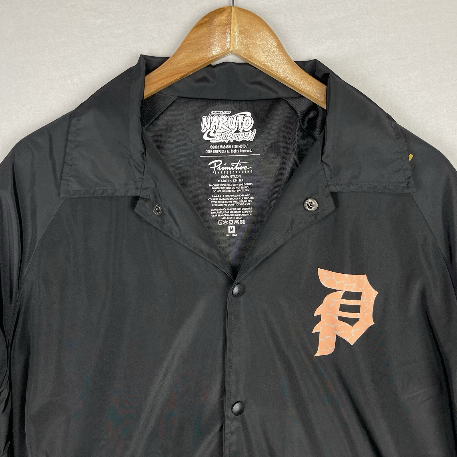 Primitive Naruto Jacket Mens Medium Shippuden Coa… - image 2