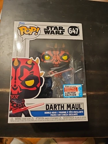 Funko Pop Star Wars 647 Darth Maul 2023 Fall Convention Limited Exclusive New
