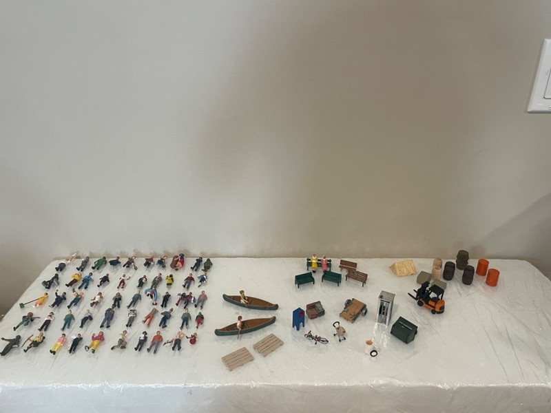 People and other small accessories to be used in Train Layout  (Listing #2)