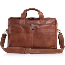 Leather briefcases Laptop Messenger Bags for Men and Women Best Office Bag