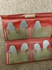 Vintage Luftkin Rule Radius Gage Set, missing 1 piece, has 7 gauges