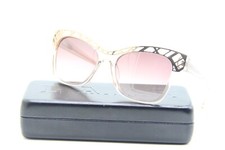 NEW L.A.M.B. LA557 BLS B:45 CLEAR PINK GOLD AUTHENTIC SUNGLASSES W/CASE 54-18