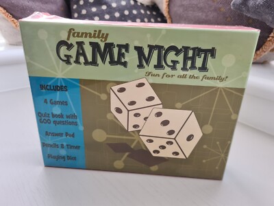 Ginger Fox Family Game Night - 4 Spiele/Party/Festiv - Brandneu & Versiegelt.