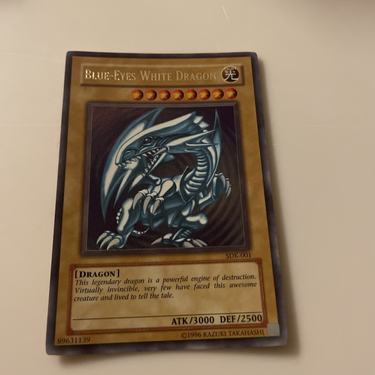 LP Blue-Eyes White Dragon SDK-001 89631139 1996 Yu-Gi-Oh! | eBay