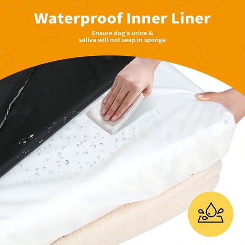 Pet Dog Calming Bed Cat Sofa Beds Removable Washable Mat Waterproof Linner Warm - Picture 138 of 462