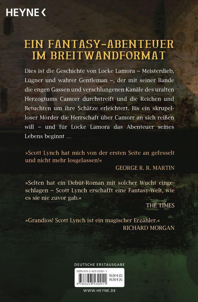 Thumbnail - Die Lügen Des Locke Lamora | Scott Lynch | 2007 | Deutsch