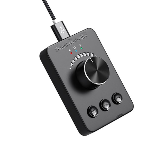 USB Audio Volume Controller Knob Audio Adjuster Video PC Computer Speaker Switch - Picture 12 of 14