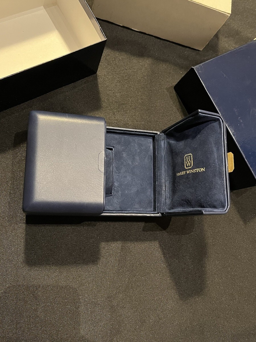 RARE HARRY WINSTON JEWELRY BRACELET OR WATCH BLUE BOX INNER AND