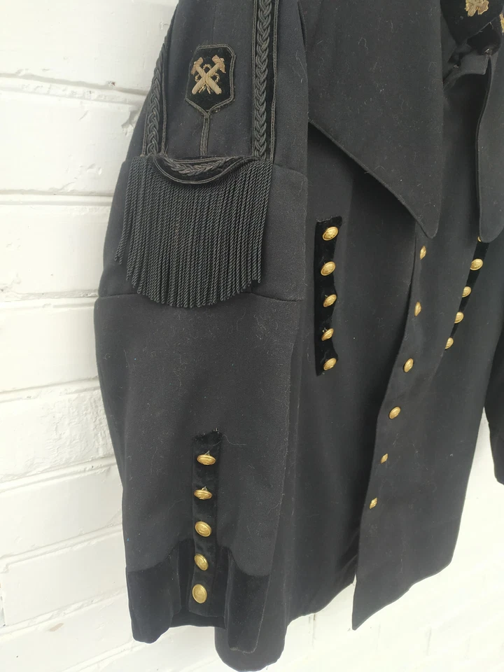 Antique Austrian  bergmann Mining Miner Bergbau Uniform  Jacket  - Image 2 of 4