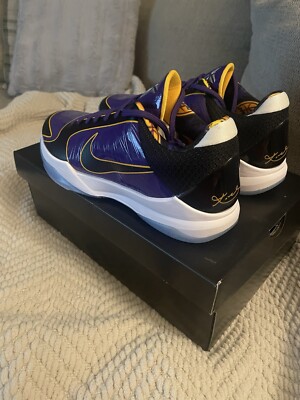 Nike Zoom Kobe V 5 Protro Lakers Size 14 Mens Court Purple CD4991
