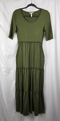 chinese dress ladies Eden | Bottle Green High-Neck Maxi Dress with Ruched Detailing main image 0