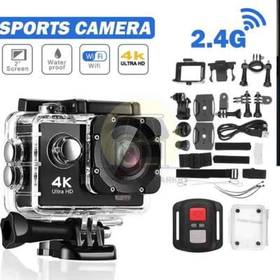 4K Action Camera Sport Video Underwater Waterproof Camera Wifi Remote For Go Pro
