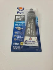 Permatex 82194 Ultra Grey Rigid High-Torque RTV Silicone Gasket Maker 3.5 oz.