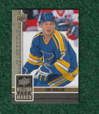 JOE MULLEN - NHL HOF - 2010 UPPER DECK - MILLION PACK MARCH CARD # MPM-6 - BLUES