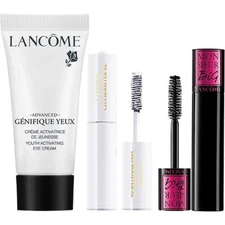 Lancome 3 piece deluxe eye cream and mascara set, NEW WITH BOX