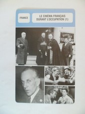CARTE FICHE CINEMA LE CINEMA FRANCAIS DURANT L'OCCUPATION (1)
