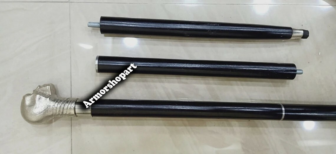 Vintage Designer Brass Solid Handle Victorian Han… - image 4