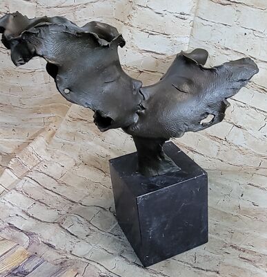 Hand Made Massive First Kiss by Salvador Dali Bronze Masterpiece Sculpture Deal