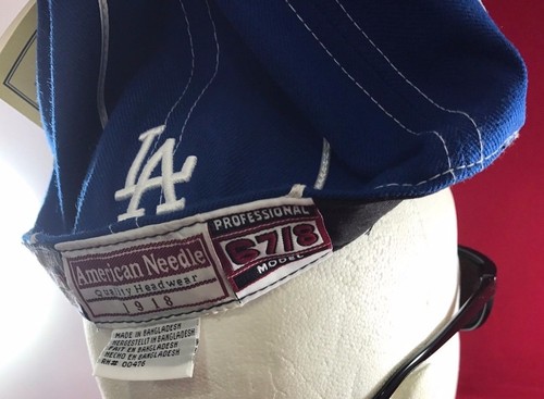 American Needle Cooperstown Collection MLB LA Dodgers Blue W/Whte StripeFlat Hat - Picture 10 of 10