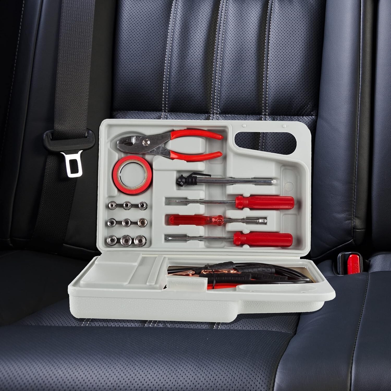 Emergency Roadside Assistance Kit - 30 Pieces for Confident Driving and Safety