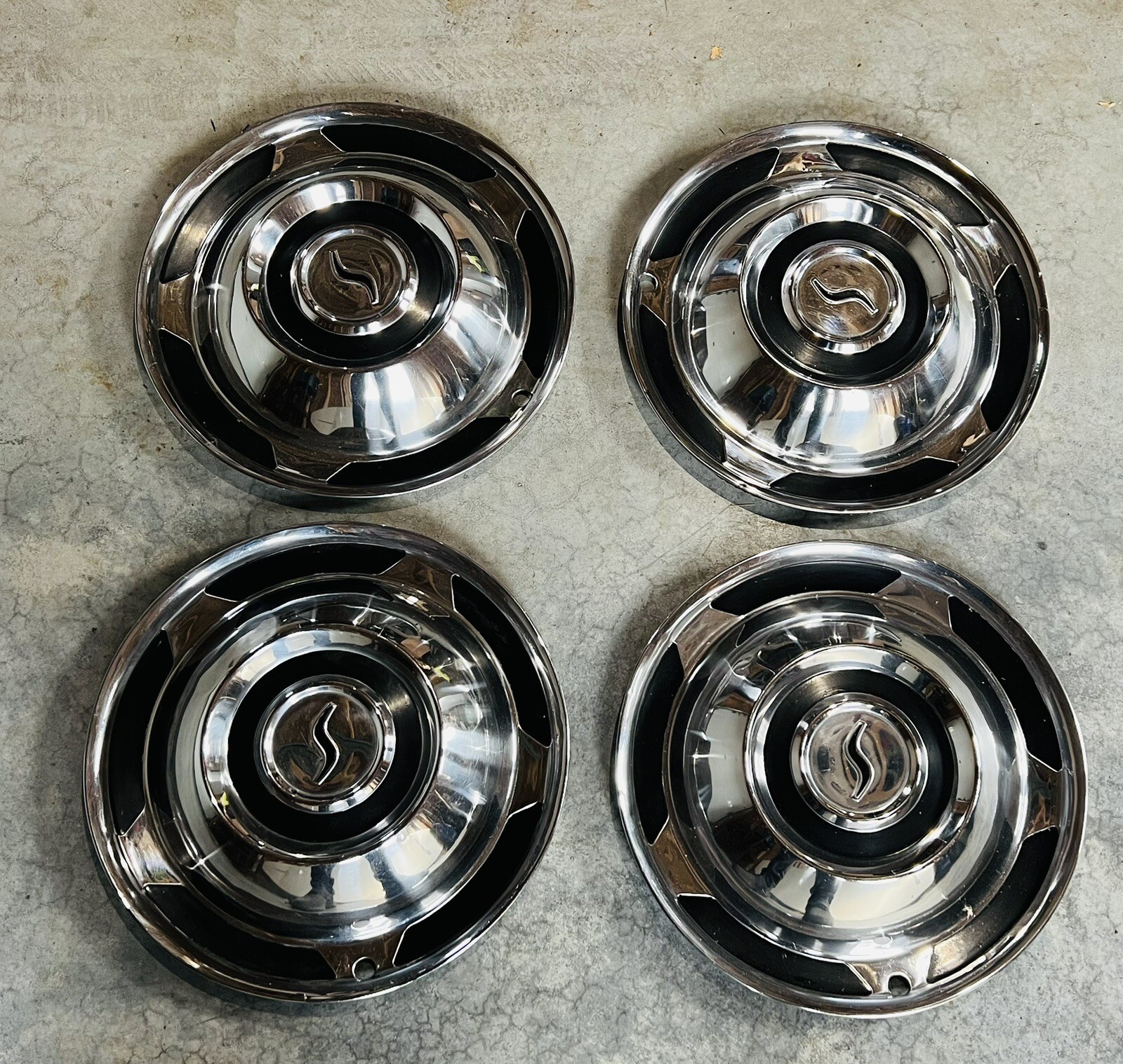 Studebaker Hubcaps Set of Four 15 Inch Late 1950s eBay