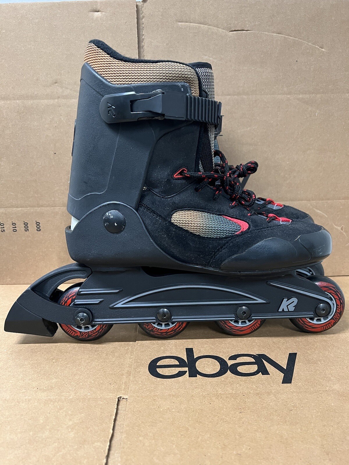 Rollers K2 Freeq Femme - Taille 8.0 - Gris/Bleu/Orange - Occasion